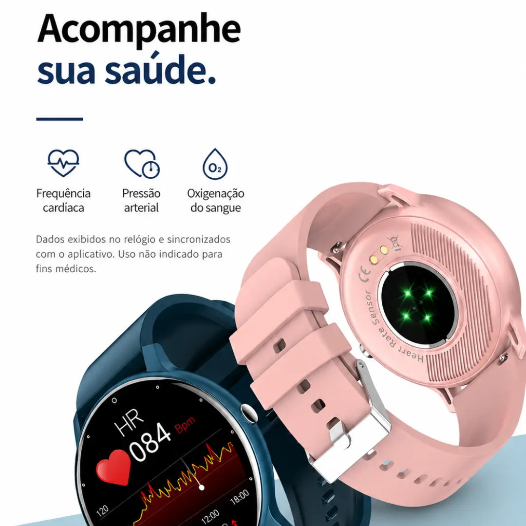 Smartwatch Active para Esportes e Dia a Dia