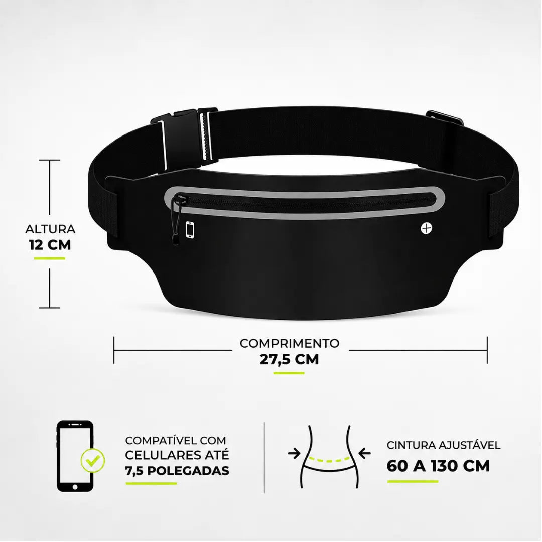 Cinto de Corrida Porta Celular Impermeável