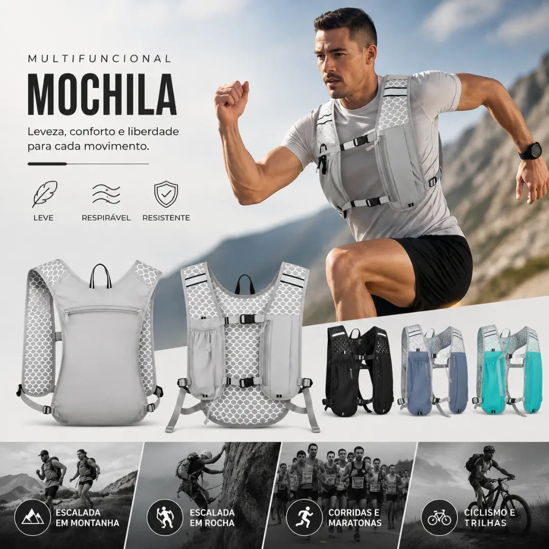 Colete de Hidratação Performance para Corrida