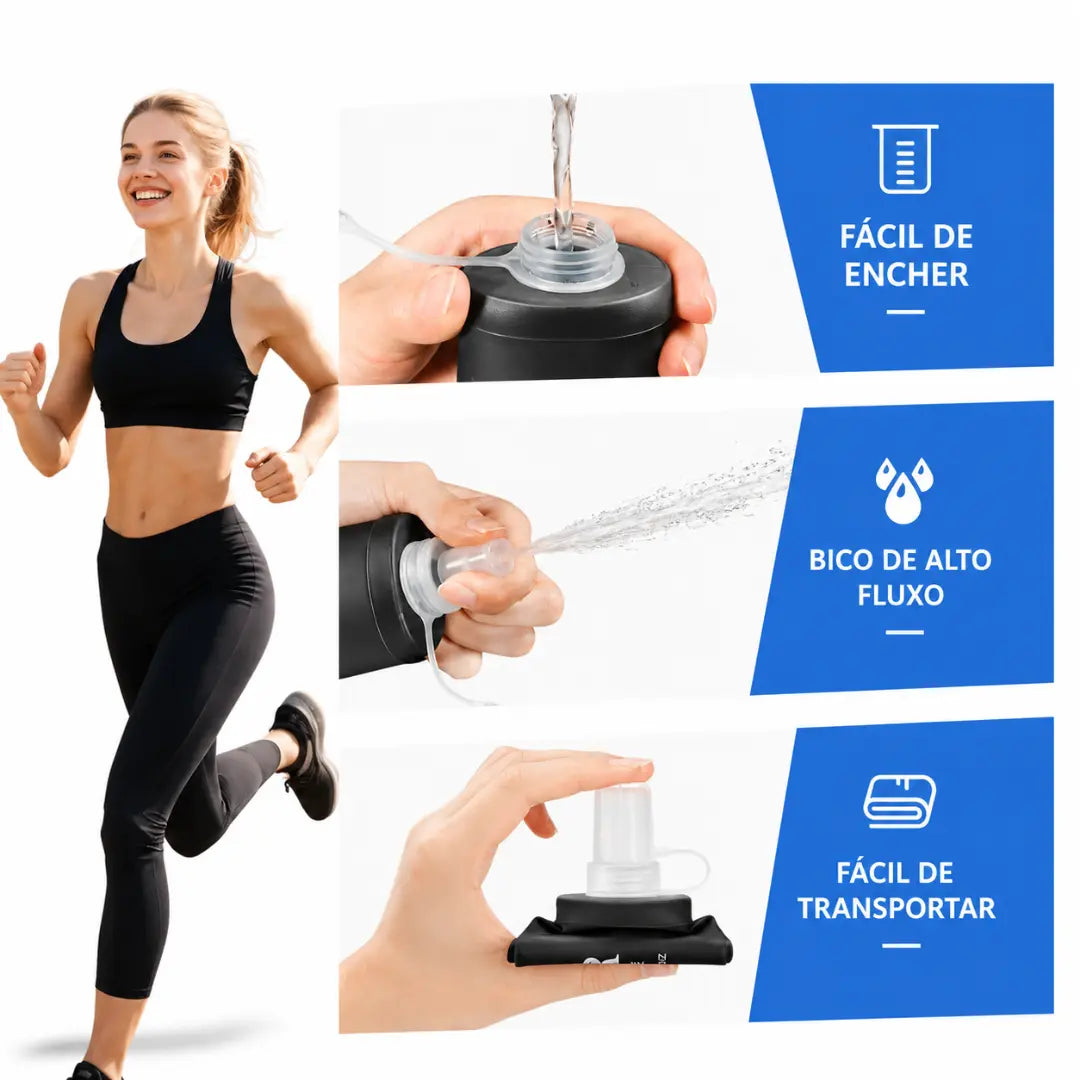 Garrafa Flexível de Hidratação