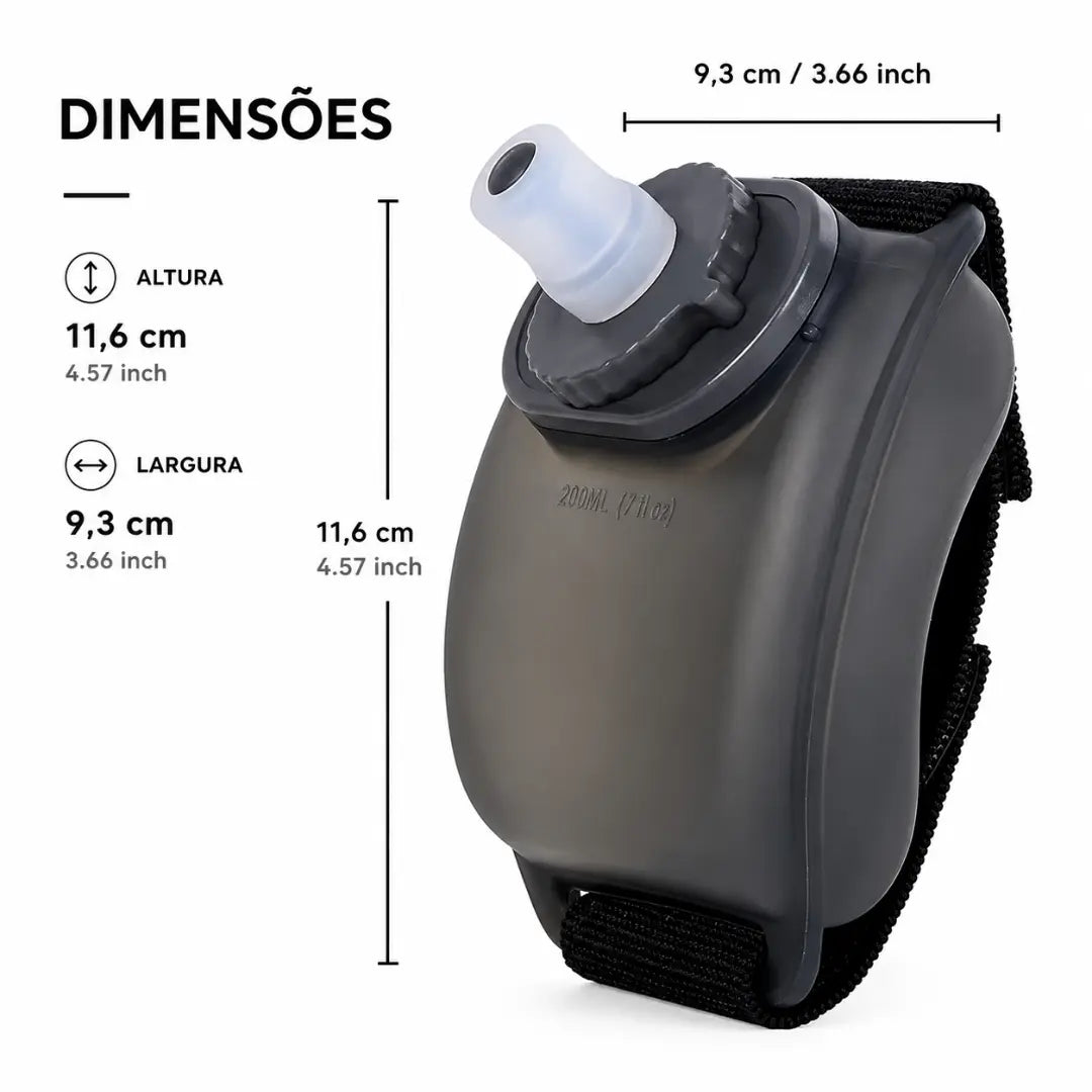 Pulseira de Hidratação Esportiva 300ml